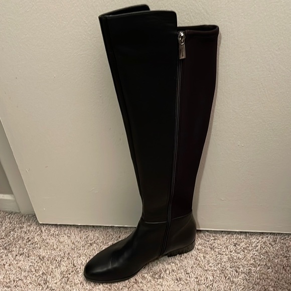 Michael Kors Bromley Riding Boots Black